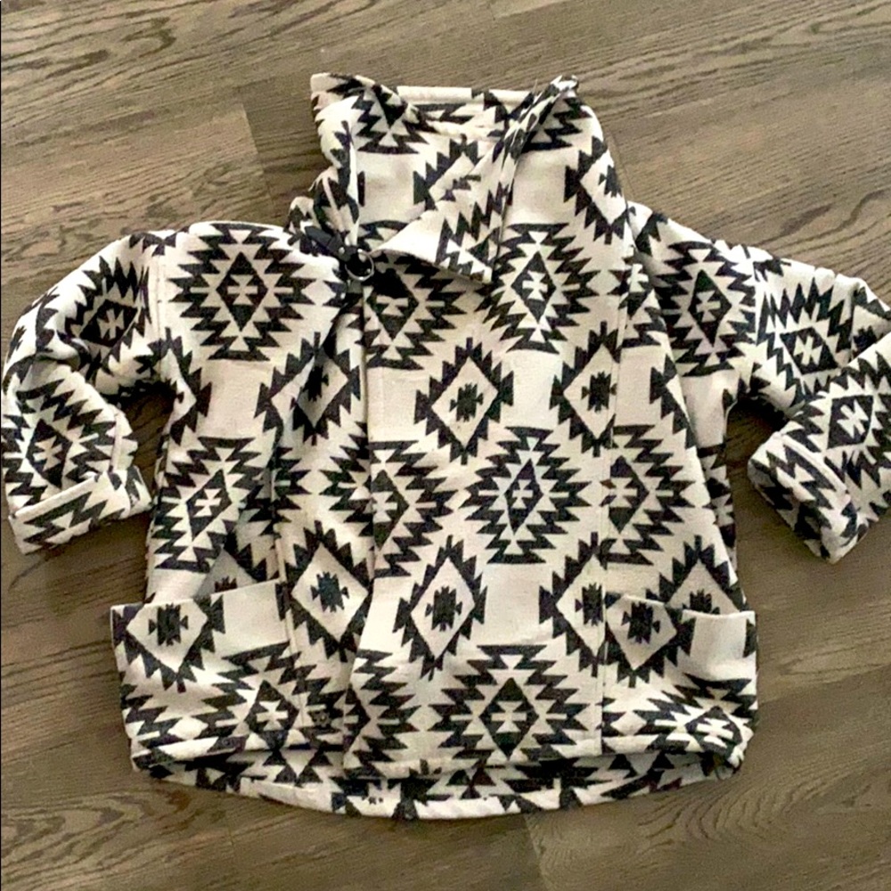 Rare Anthropologie Coat - beautiful pattern EUC